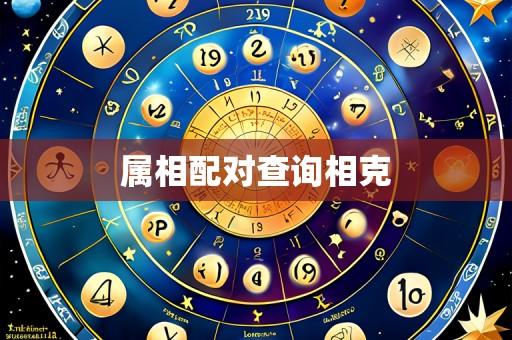 属相配对查询相克
