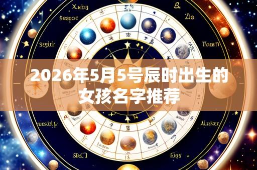 2026年5月5号辰时出生的女孩名字推荐