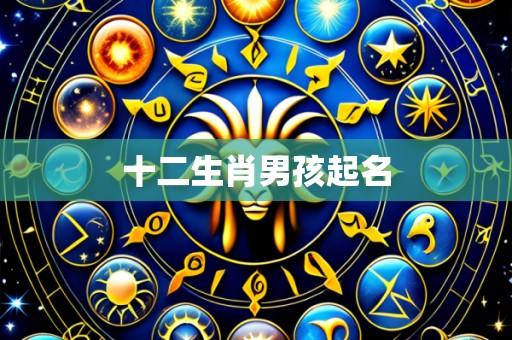 十二生肖男孩起名