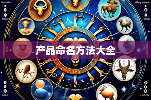 产品命名方法大全
