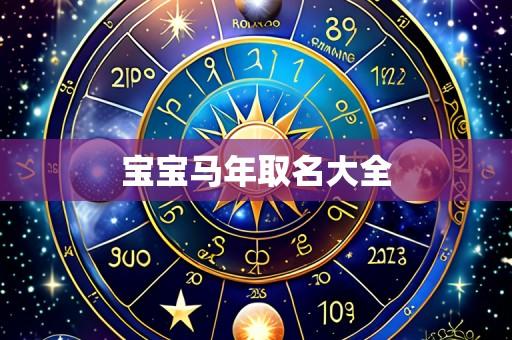 宝宝马年取名大全
