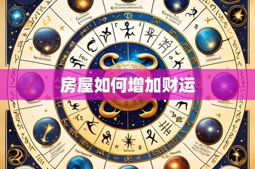 房屋如何增加财运