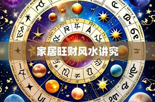 家居旺财风水讲究