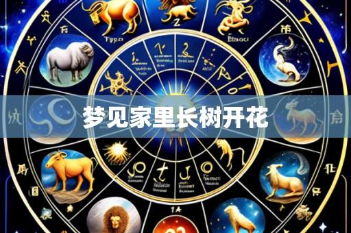梦见家里长树开花