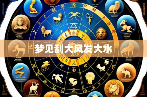 梦见刮大风发大水