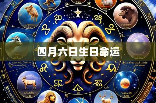 四月六日生日命运