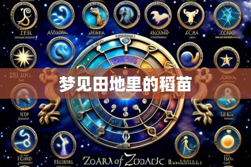 梦见田地里的稻苗