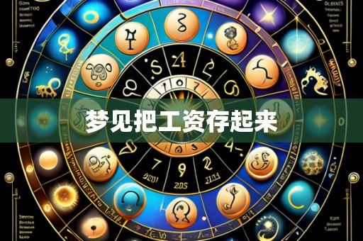 梦见把工资存起来