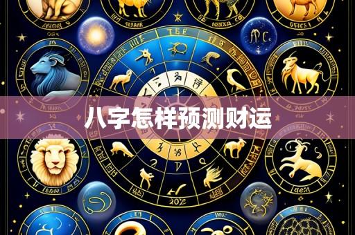 八字怎样预测财运