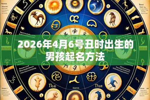 2026年4月6号丑时出生的男孩起名方法