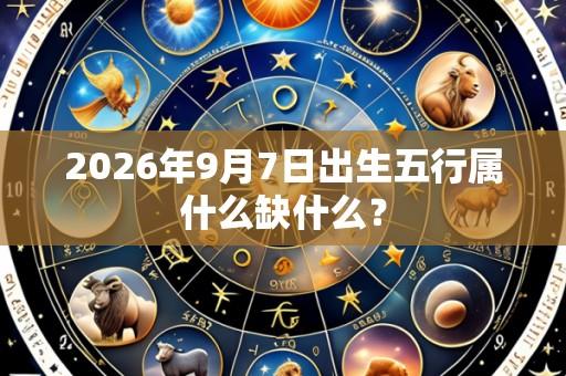 2026年9月7日出生五行属什么缺什么?
