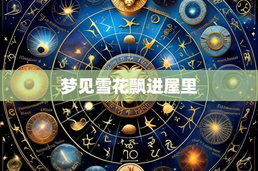 梦见雪花飘进屋里