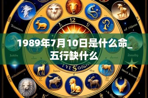 1989年7月10日是什么命_五行缺什么