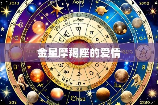 金星摩羯座的爱情