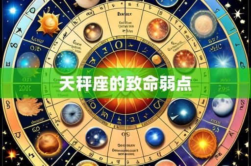 天秤座的致命弱点