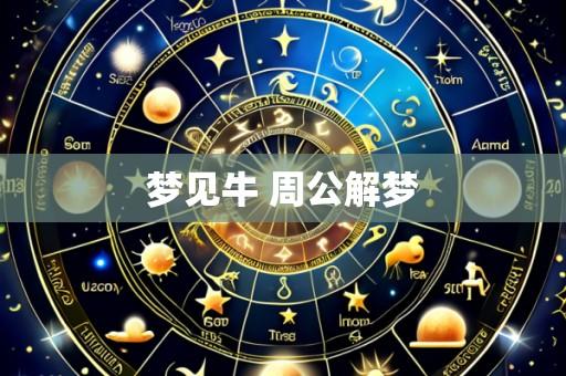 梦见牛 周公解梦