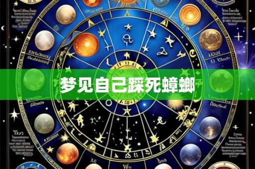 梦见自己踩死蟑螂