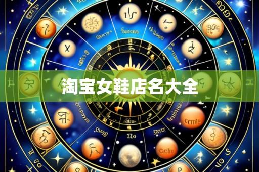 淘宝女鞋店名大全