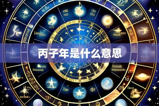 丙子年是什么意思