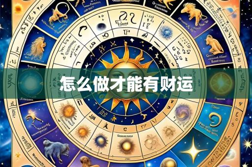 怎么做才能有财运