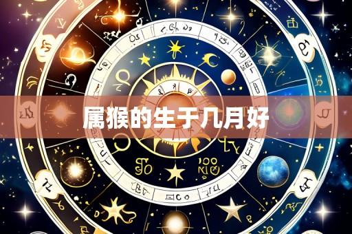 属猴的生于几月好