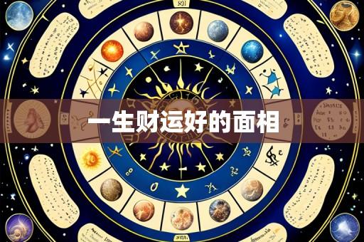 一生财运好的面相
