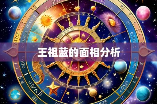 王祖蓝的面相分析