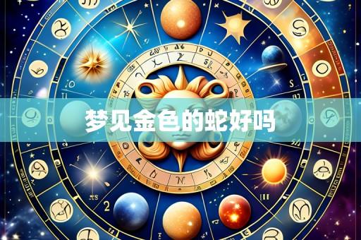 梦见金色的蛇好吗