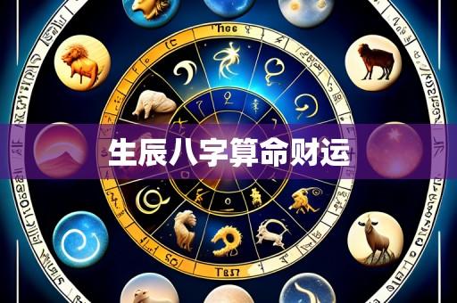 生辰八字算命财运