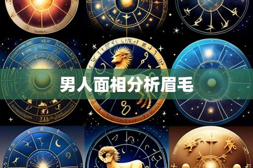 男人面相分析眉毛