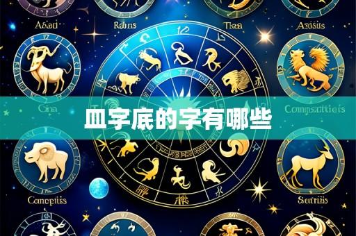 皿字底的字有哪些
