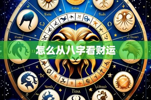 怎么从八字看财运