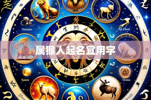 属猴人起名宜用字