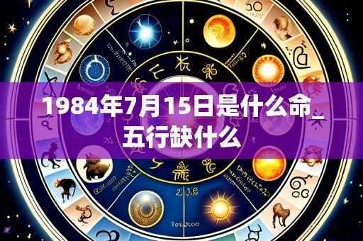 1984年7月15日是什么命_五行缺什么