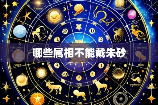 哪些属相不能戴朱砂