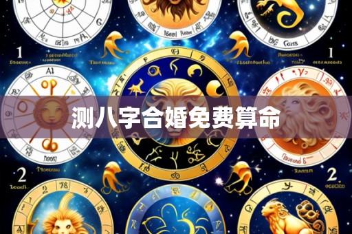 测八字合婚免费算命