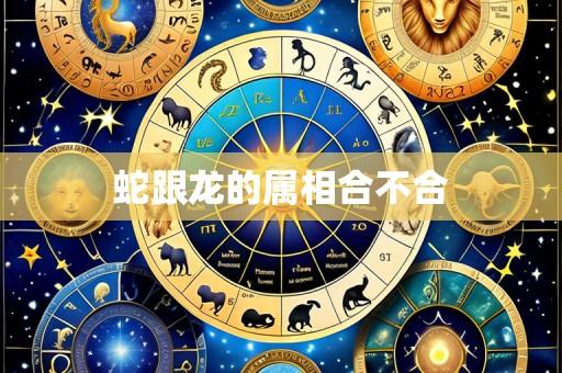 蛇跟龙的属相合不合