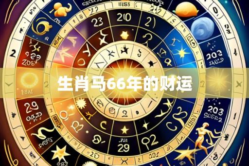 生肖马66年的财运