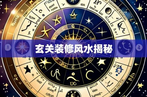 玄关装修风水揭秘