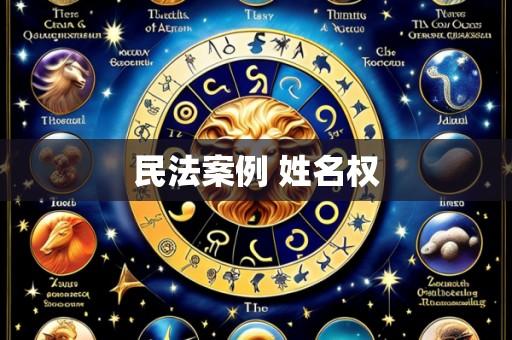 民法案例 姓名权