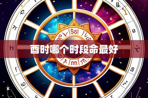 酉时哪个时段命最好