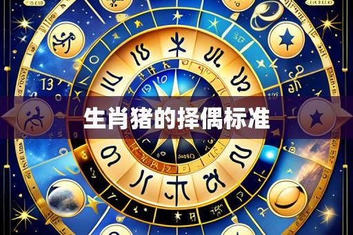 生肖猪的择偶标准