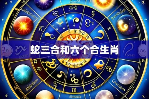 蛇三合和六个合生肖