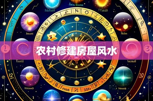 农村修建房屋风水