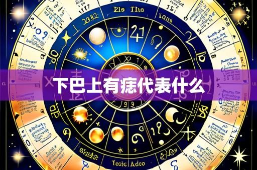 下巴上有痣代表什么