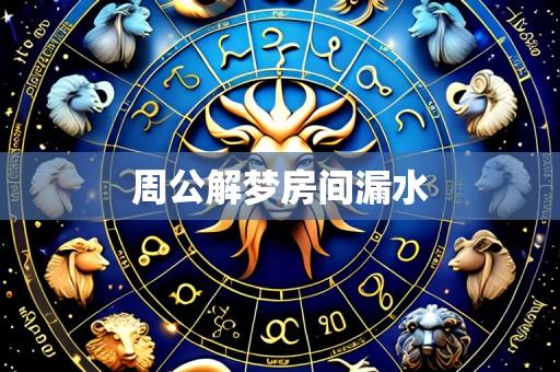 周公解梦房间漏水