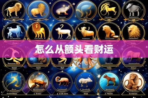 怎么从额头看财运