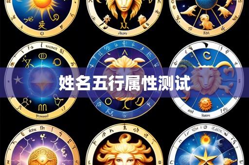 姓名五行属性测试