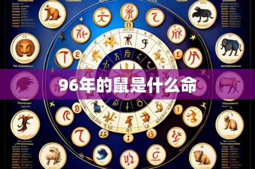 96年的鼠是什么命