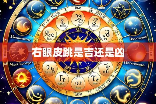 右眼皮跳是吉还是凶